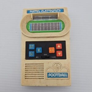 1977 Mattel Electronic Football-vintage-works-sound Is Loud